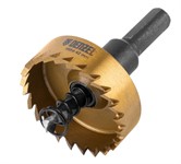 Коронка по металлу HSS, 42 мм, нитридтитановое покрытие Denzel