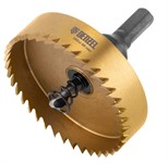 Коронка по металлу HSS, 68 мм, нитридтитановое покрытие Denzel