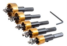 Набор коронок по металлу 16-30 мм 5 шт VIRA