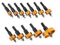 Набор коронок по металлу 15-50 мм 12 шт VIRA