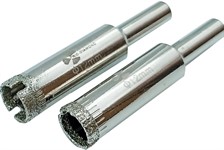 Коронка алмазная 12 мм по керамике и кафелю (2 шт) Trio-Diamond