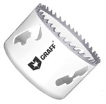 Коронка по металлу 68 мм для подрозетников биметаллическая с кобальтом GRAFF