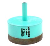 Коронка алмазная по керамике 70 мм, тонкая кромка 1 мм, Hilberg Scalpel 