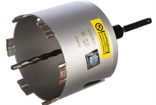 Коронка алмазная 112 мм железобетону сухого сверления HILBERG LASER