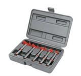 Набор сверл Форстнера по дереву, ДСП, МДФ твердый сплав 15/20/25/30/35 мм, кейс, 5 шт METALLICA Ultra