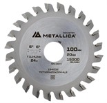 Пила подрезная коническая 100х22x2.2x3,1-4,3х24 METALLICA Industry