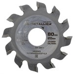 Пила подрезная коническая 80х22x2.2x3,1-4,3х12 METALLICA Industry