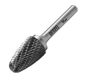 Борфреза по металлу твердосплавная, параболическая, тип-F, 16 мм Denzel