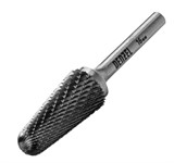 Борфреза по металлу твердосплавная, коническая закругленная, тип-L, 16 мм Denzel