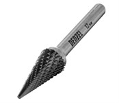 Борфреза по металлу твердосплавная, коническая, тип-M, 12 мм Denzel