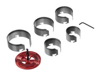 Набор коронок по дереву 60-67-74-81-95 мм, Matrix