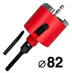 Коронка по бетону 72 мм М16 алмазная для подрозетников GRAFF