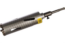 Коронка алмазная по бетону 52х150 мм Hilberg Laser Deep Drill