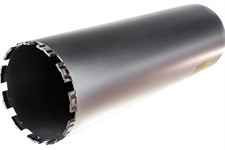 Коронка для алмазного бурения 132 мм по железобетону 1 1/4 UNC Hilberg Laser 