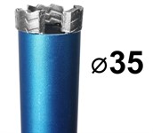 Коронка для алмазного бурения 35 мм 1 1/4" по железобетону бурения GRAFF