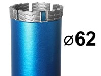 Коронка для алмазного бурения 62 мм 1 1/4" по железобетону бурения GRAFF