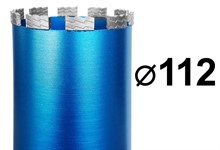 Коронка для алмазного бурения 112 мм 1 1/4" по железобетону GRAFF