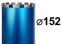 Коронка для алмазного бурения 152 мм 1 1/4" по железобетону GRAFF