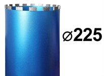 Коронка для алмазного бурения 225 мм 1 1/4" по железобетону GRAFF