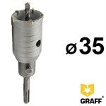 Коронка по бетону 35 мм SDS-plus GRAFF