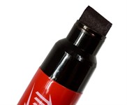 Маркер ЧЕРНЫЙ XL 14,5 мм  cтроительный с долотообразным пером MILWAUKEE INKZALL