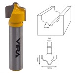 Фреза пазовая фасонная (12.7х10 мм; R1.98 мм), хвостовик 8 мм, VIRA