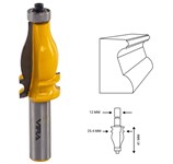 Фреза кромочная фигурная (25.4х41 мм; R3.17 мм; подшипник 12.7 мм, хвостовик 12 мм) VIRA