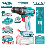 Дрель-шуруповерт ударная TOTAL TIDLI20868