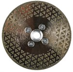 Диск алмазный отрезной с фланцем 125 мм x M14 Super Hilberg Ceramic Flange