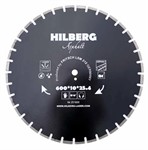 Диск алмазный по асфальту 600 х 25.4 мм Hilberg Hard Materials Laser Asphalt