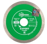 Алмазный диск для керамогранита 115x22,23 мм тонкий 1,2 мм Эксперт Гранит Hot press