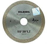 Диск алмазный по керамограниту 115×20 тонкий 1,7 мм Master Ceramic Hilberg