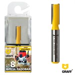 Фреза пазовая прямая 8/20 мм хв. 8 мм по дереву GRAFF