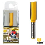 Фреза пазовая прямая 12/32 хв 8 мм дереву GRAFF