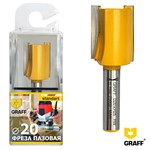 Фреза пазовая прямая 20/25 хв. 8 мм по дереву GRAFF