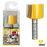 Фреза пазовая прямая 25/20 хв. 8 мм по дереву GRAFF