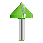 Фреза конусная V-образная 32/20 мм, 90°, хв. 8 мм GRAFF