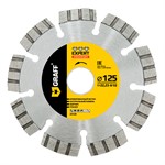 Диск алмазный по железобетону 125x10x2,2x22,23 турбо-сегментный, GRAFF