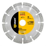 Диск алмазный по бетону 150x22,2x10 мм сегментный, GRAFF