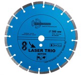Диск алмазный по бетону 300*25,4*12 Trio Diamond Лазер бетон