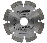 Диск алмазный по железобетону 115*22.23*10 Hilberg Hard Materials Лазер