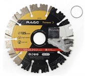Диск алмазный по железобетону 125x22,23/20x12 RAGE Furious