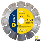 Диск алмазный по бетону 150x22,2x10 мм сегментный для штробореза GRAFF Master