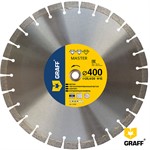 Диск алмазный по бетону 400x25,4/20x15 мм сегментный  GRAFF Master 