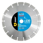 Диск алмазный по бетону 230x22,23x10 мм сегментный  GRAFF Master 