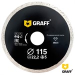 Алмазный диск по плитке 115x22,2x5 мм GRAFF 