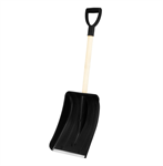 Лопата снеговая автомобильная 275х365х870 мм, деревянный черенок, Sparta