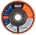 Круг зачистной 125х22мм для грубой очистки GEPARD (обдирочный, коралловый, полимерный)