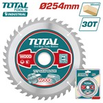 Диск пильный по дереву 254x30/25,4/16 мм 30 зубьев TOTAL