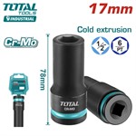 Торцевая головка удлиненная ударная 1/2 " 17 мм TOTAL THDIS12172L